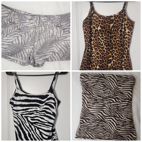 Express Animal Print Bundle (Size 8 & Medium) - Picture 1 of 9